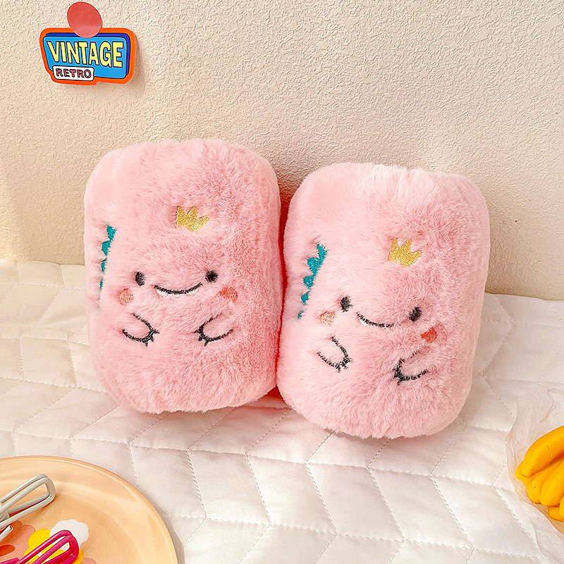 Bērnu roku piedurknes - siltas, karikatūru raksts (Ziema, Karikatūra, 100% kokvilna, Kumquat)