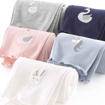 Colanți pentru fetițe, stil lejer pentru vară, 90% poliester, talie medie, material ușor, potriviți pentru copii peste 8 ani