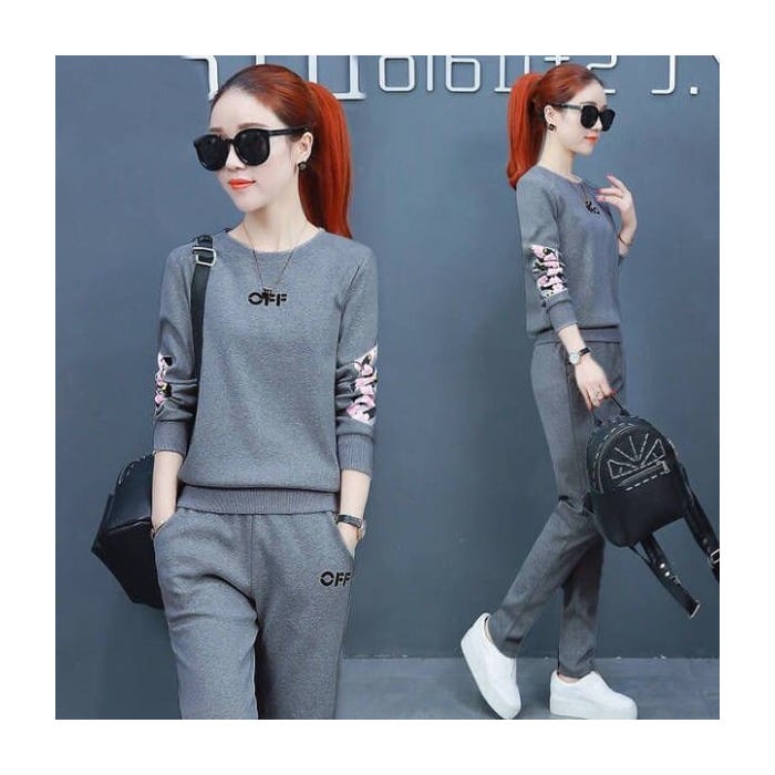 Женски костюм с пайчворк полиестер, дълъг ръкав, дълги панталони, есен 2024, 95% полиестер