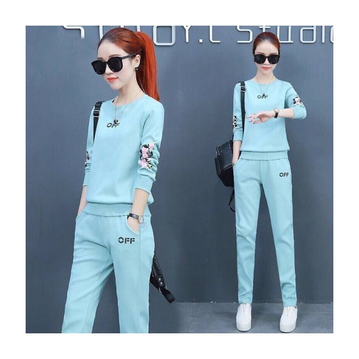 Женски костюм с пайчворк полиестер, дълъг ръкав, дълги панталони, есен 2024, 95% полиестер