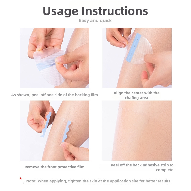 Augšstilba berzes aizsargplāksteris, elpojošs un higiēnisks, vīriešiem un sievietēm, pārnēsājams un izturīgs.