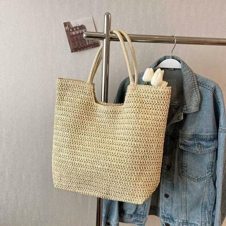 Papirnata Tote torba, unisex stil, vertikalni kvadratni oblik, otvoreni vrh