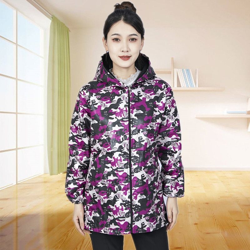 Γυναικεία ποδιά - PVC, αντιβρωμική, μοντέρνος μινιμαλιστικός σχεδιασμός, μοτίβο ρίγες/πλέγμα