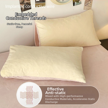 Milk Velvet flanelės patalynės komplektas – keturių dalių, reaktyvus dažymas, įtraukti antklodės užvalkalas ir gumine paklode