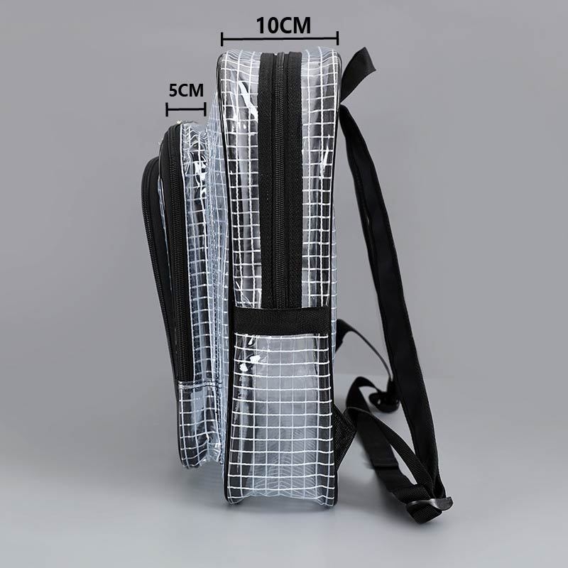 Datoru mugursoma PVC, rūtains raksts, ūdensizturīga, gaisa spilvena siksna, kibera stils