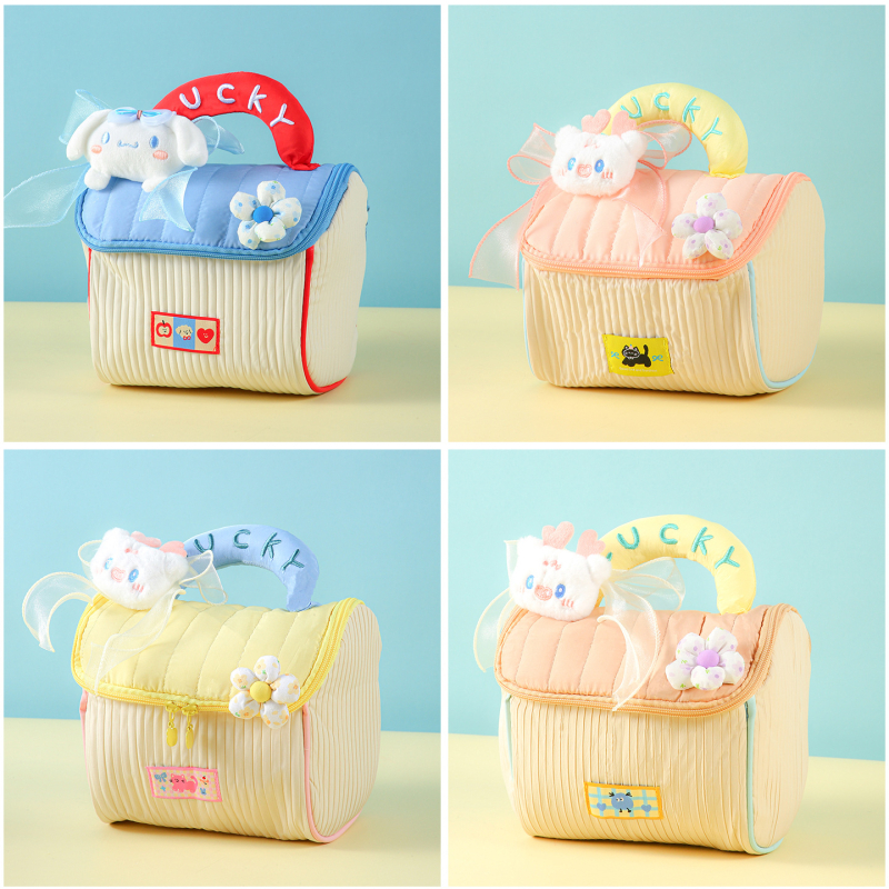 Τσαντάκι βάπτισης μωρού – Καρτούν Βαμβακερή Τσάντα, Στυλ Χειρός, Δώρο Γάμου από την Good Time Wedding Gifts