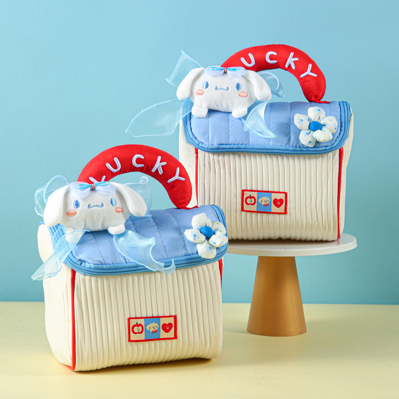 Τσαντάκι βάπτισης μωρού – Καρτούν Βαμβακερή Τσάντα, Στυλ Χειρός, Δώρο Γάμου από την Good Time Wedding Gifts