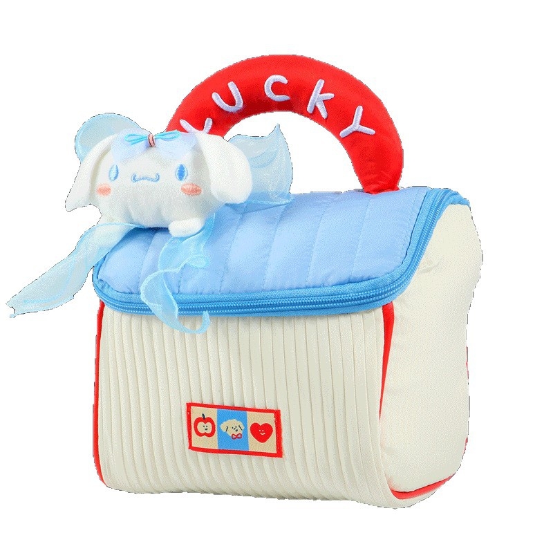 Τσαντάκι βάπτισης μωρού – Καρτούν Βαμβακερή Τσάντα, Στυλ Χειρός, Δώρο Γάμου από την Good Time Wedding Gifts