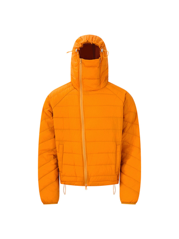 Prešívaná zimná bunda s kapucňou, obsah páperia 86–90%, výplň z bieleho kačacieho páperia, vonkajšia látka nylon, teplotný rozsah -20°C až -5°C