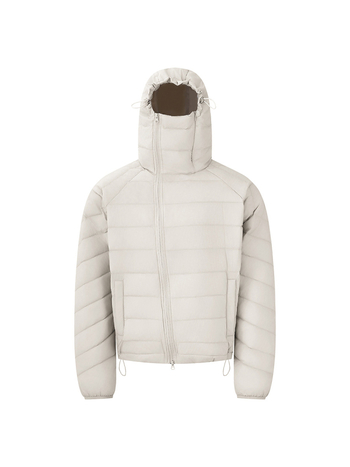 Prešívaná zimná bunda s kapucňou, obsah páperia 86–90%, výplň z bieleho kačacieho páperia, vonkajšia látka nylon, teplotný rozsah -20°C až -5°C