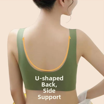 Nailonist sportrinnahoidja õmblusteta selja, täis-kauss, õhku läbilaskev