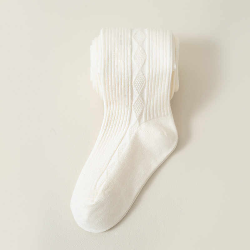 Dječje hulahopke s nogom – prozračne, jacquard tkano, poliester, proljeće i jesen, visoka elastičnost