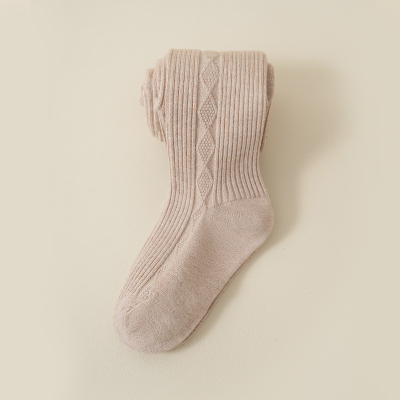 Dječje hulahopke s nogom – prozračne, jacquard tkano, poliester, proljeće i jesen, visoka elastičnost