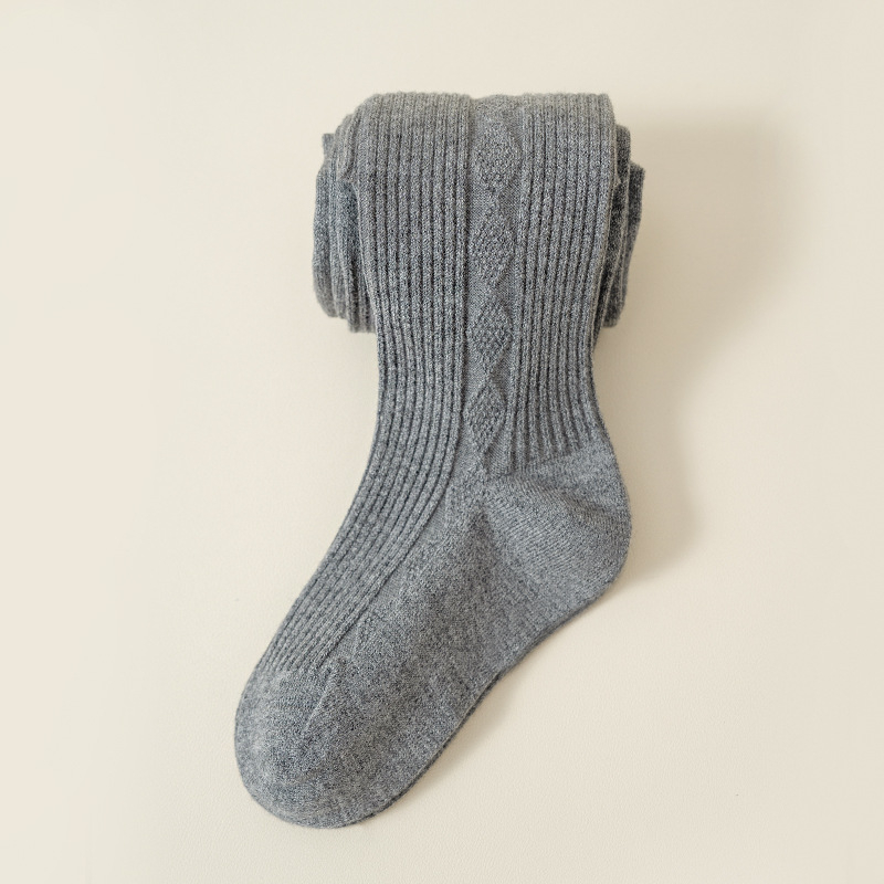 Dječje hulahopke s nogom – prozračne, jacquard tkano, poliester, proljeće i jesen, visoka elastičnost