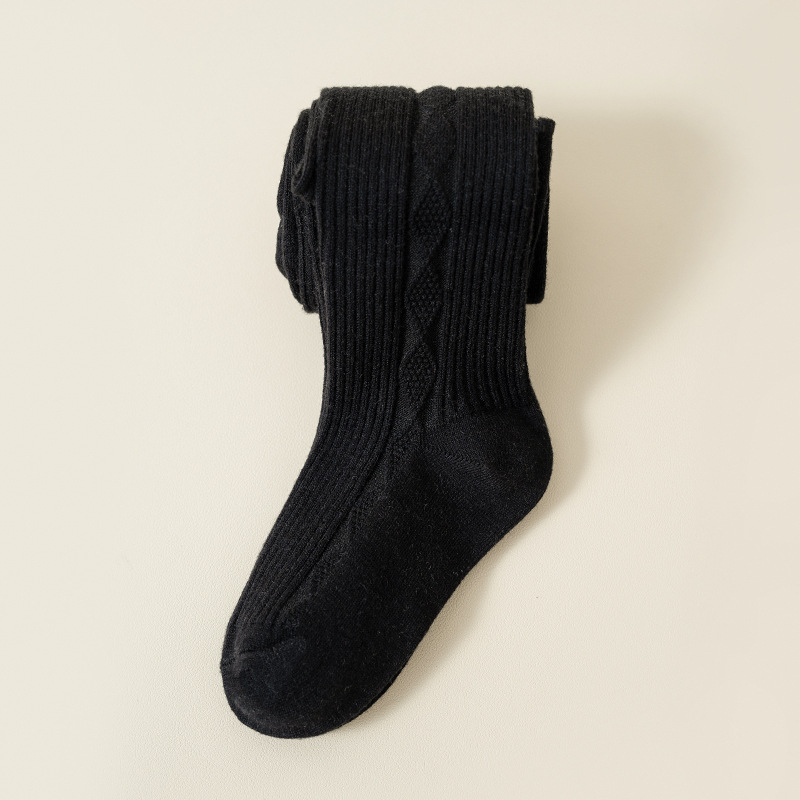 Dječje hulahopke s nogom – prozračne, jacquard tkano, poliester, proljeće i jesen, visoka elastičnost