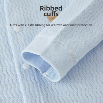 Kūdikių ilgomis rankovėmis megztinis iš 100% medvilnės pavasario ir rudens sezonams, apvalus kaklas, be gobtuo, amžius 1–3 metai