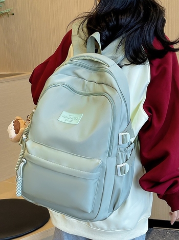 Zawa rucsac unisex Oxford, spate ergonomic, compatibil cu laptop de 13 inch, capacitate sub 20 L, design pentru reducerea încărcării