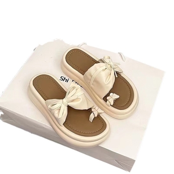 Sandale de damă în stil coreean, PU pe partea superioară, talpă din cauciuc, vârf rotund, vara 2024