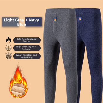 Vyriski termo džinsai iš kamelinių vilnų velūro, aukštas liemuo, šiltos ir stores pagrindinės kelnes, vienos spalvos, viengubas sluoksnis, 90–95% poliesteris, 251–300 g/m²