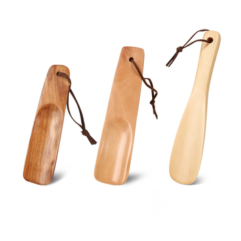 Solid Wood Shoehorn — Home Use, Lazy Shoe-Wearing Tool, Portable Travel Accessory (Model: Solid Wood Shoehorn; Style: Shoehorn; Dimensions: All yards; Suitable seasons: Summer, Winter, Spring, Autumn)