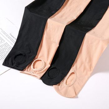 Najlon oblikujuće tajice, srednje debljine, jedne boje, normalna prepona, puna duljina