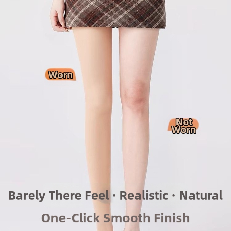 Colanți pantyhose din nylon cu crotch deschis, ridicare fesieri și modelare, căptușeală fleece, grosime medie, culoare uni, stil sexy
