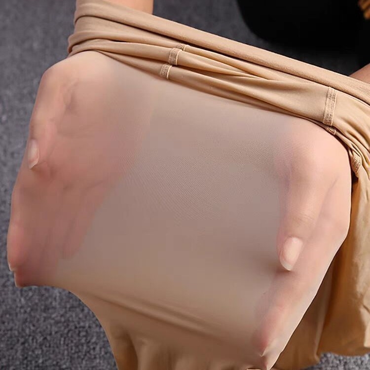 Colanți din nailon catifelat - talie înaltă, subțiri, modelare, uni