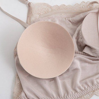 Siidist strapless bustier pitsiga, padi, õhuke kujundatud kauss, prantsuse stiil selja