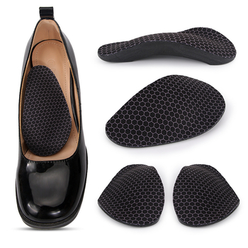 Talpă ortopedică jumătate pentru platfus – susținere a arcului, PU, unisex, potrivit pentru adidași, pantofi din piele și sandale