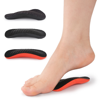 Talpă ortopedică jumătate pentru platfus – susținere a arcului, PU, unisex, potrivit pentru adidași, pantofi din piele și sandale