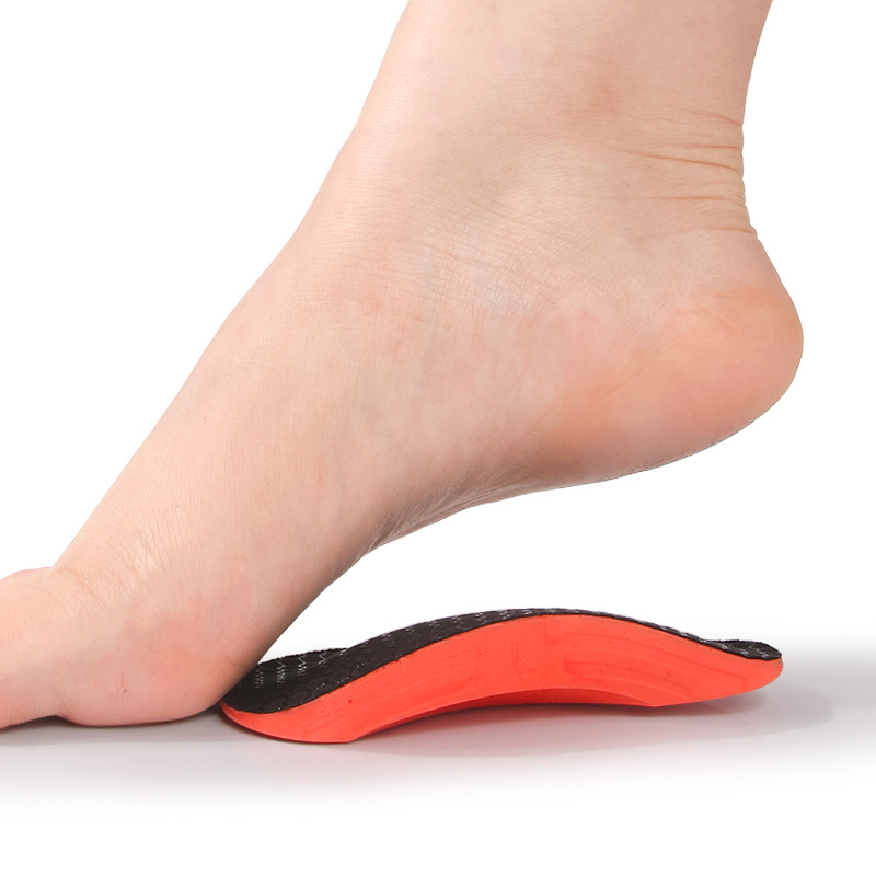 Talpă ortopedică jumătate pentru platfus – susținere a arcului, PU, unisex, potrivit pentru adidași, pantofi din piele și sandale