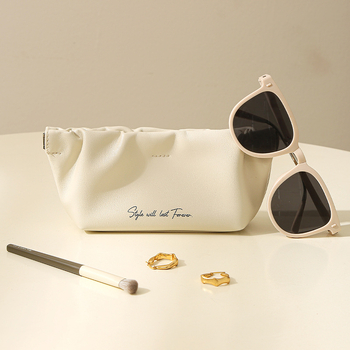 Anqin Geantă pentru Ochelari - PU Impermeabilă, Închidere Automată cu Șnur, Portabilă și Protecție împotriva Prafului, Multifuncțională pentru Călătorii