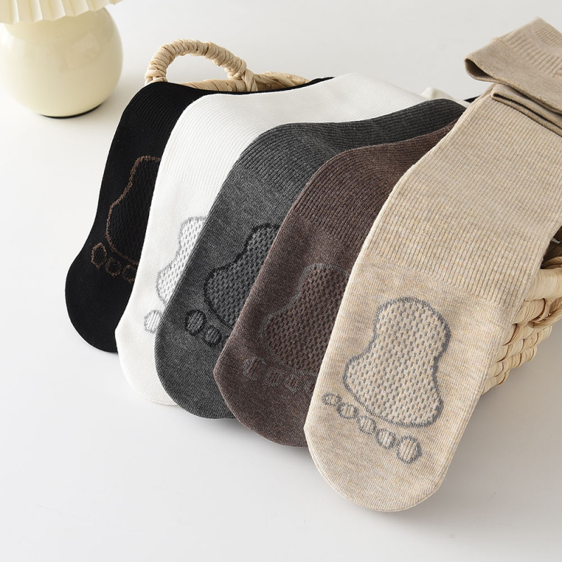 Dječje pamučne tajice s mekim unutarnjim dijelom, debeli, prozračni i upijaju znoj, jednobojni uzorak, jesen-zima