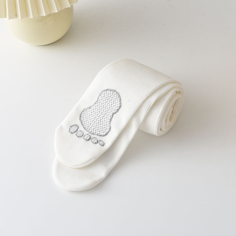 Dječje pamučne tajice s mekim unutarnjim dijelom, debeli, prozračni i upijaju znoj, jednobojni uzorak, jesen-zima