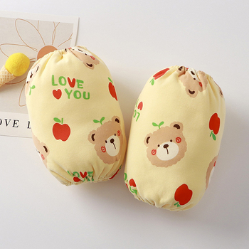 Kūdikio 100% medvilnės rankovės – cartoon raštas, nešvarumų atbaidymas, 1–3 metų amžiui, tinka rudeniui, žiemai ir pavasariui