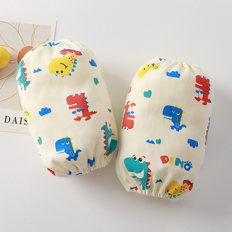 Kūdikio 100% medvilnės rankovės – cartoon raštas, nešvarumų atbaidymas, 1–3 metų amžiui, tinka rudeniui, žiemai ir pavasariui