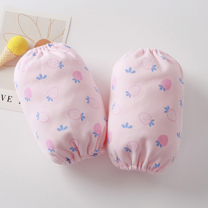 Kūdikio 100% medvilnės rankovės – cartoon raštas, nešvarumų atbaidymas, 1–3 metų amžiui, tinka rudeniui, žiemai ir pavasariui