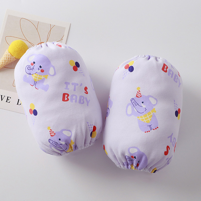 Kūdikio 100% medvilnės rankovės – cartoon raštas, nešvarumų atbaidymas, 1–3 metų amžiui, tinka rudeniui, žiemai ir pavasariui