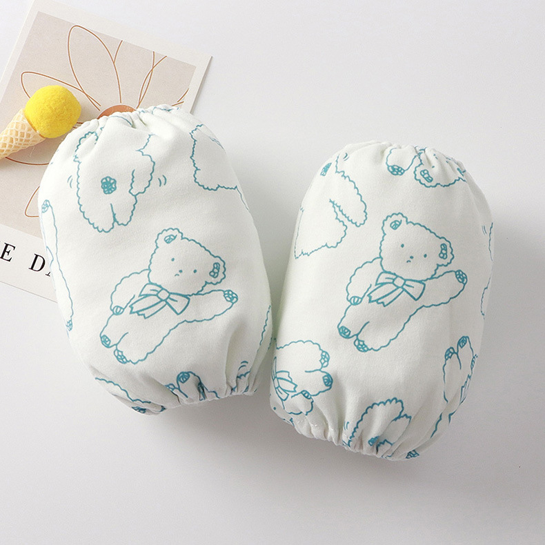 Kūdikio 100% medvilnės rankovės – cartoon raštas, nešvarumų atbaidymas, 1–3 metų amžiui, tinka rudeniui, žiemai ir pavasariui