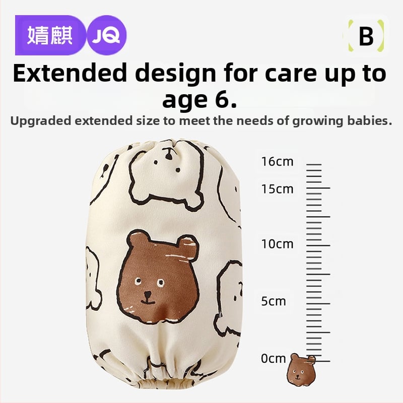 Kūdikio 100% medvilnės rankovės – cartoon raštas, nešvarumų atbaidymas, 1–3 metų amžiui, tinka rudeniui, žiemai ir pavasariui