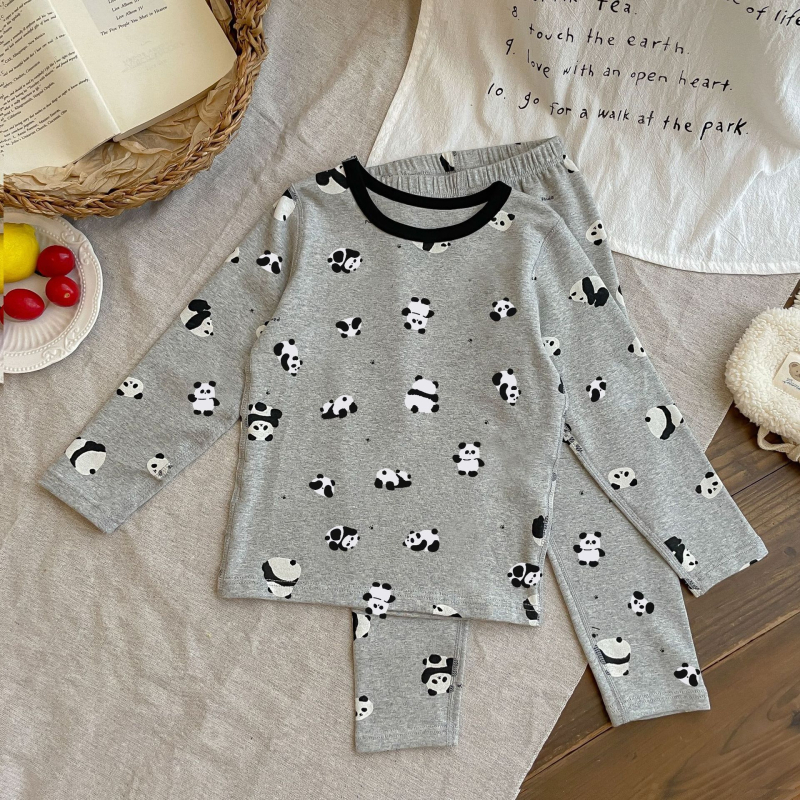 Gyerekeknek melegítő két részes szett, 95% pamut, bolyhosított anyag, uniszex, őszi-téli