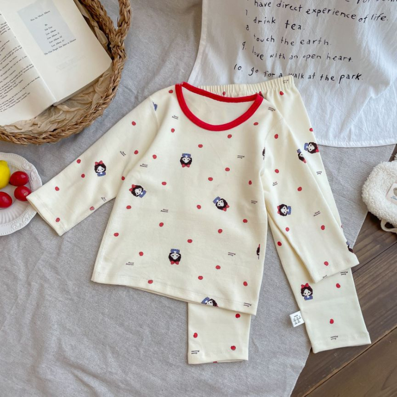 Gyerekeknek melegítő két részes szett, 95% pamut, bolyhosított anyag, uniszex, őszi-téli