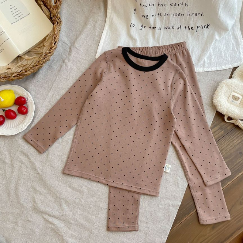 Gyerekeknek melegítő két részes szett, 95% pamut, bolyhosított anyag, uniszex, őszi-téli