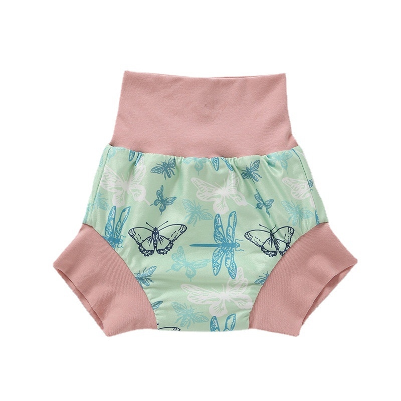 Kūdikių mokomosios treniruočių kelnaitės – 100% medvilnė, plaunamos, nepraleidžia skysčių, 1–3 metų amžiaus (9–14 kg)