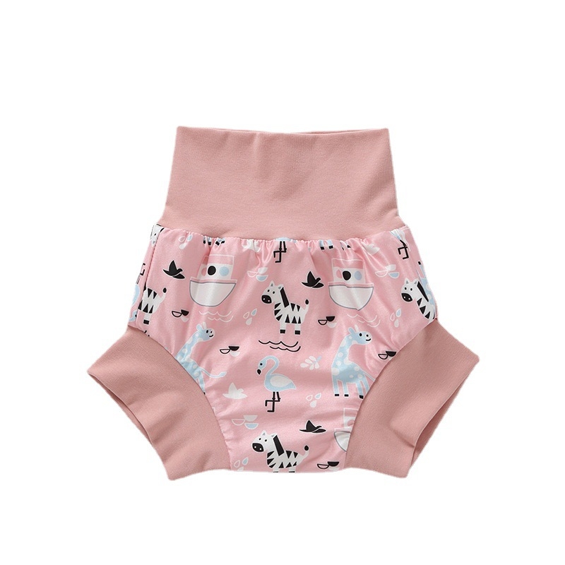 Kūdikių mokomosios treniruočių kelnaitės – 100% medvilnė, plaunamos, nepraleidžia skysčių, 1–3 metų amžiaus (9–14 kg)