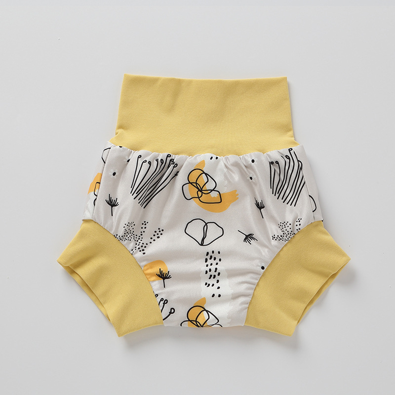 Kūdikių mokomosios treniruočių kelnaitės – 100% medvilnė, plaunamos, nepraleidžia skysčių, 1–3 metų amžiaus (9–14 kg)