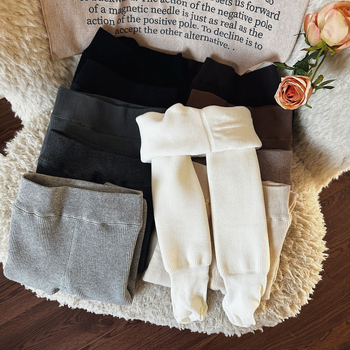 Dječje tajice s flis podstavom za zimu, debeli pamuk (90% pamuka), za uzrast 1–3 godine