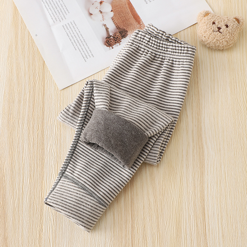 Gyermekek termális hosszú alsónadrágja, uniszex, 77% poliészter gyapjú keverék, alacsony derekú, nyitott ágyéktáj, őszi visehez