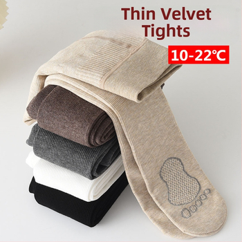 Meiteņu bērnu zeķbikses ar biezinātu pūkainu iekšējo oderi un grafēna zolīti, 78% kokvilna, elpojošas, rudens ziemas