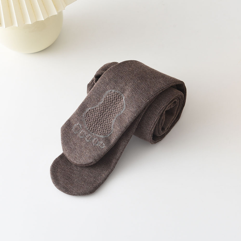 Dječje pantyhose za djevojčice s debelim plišem iznutra, grafenska potplat, 78% pamuka, prozračna, jesen-zima